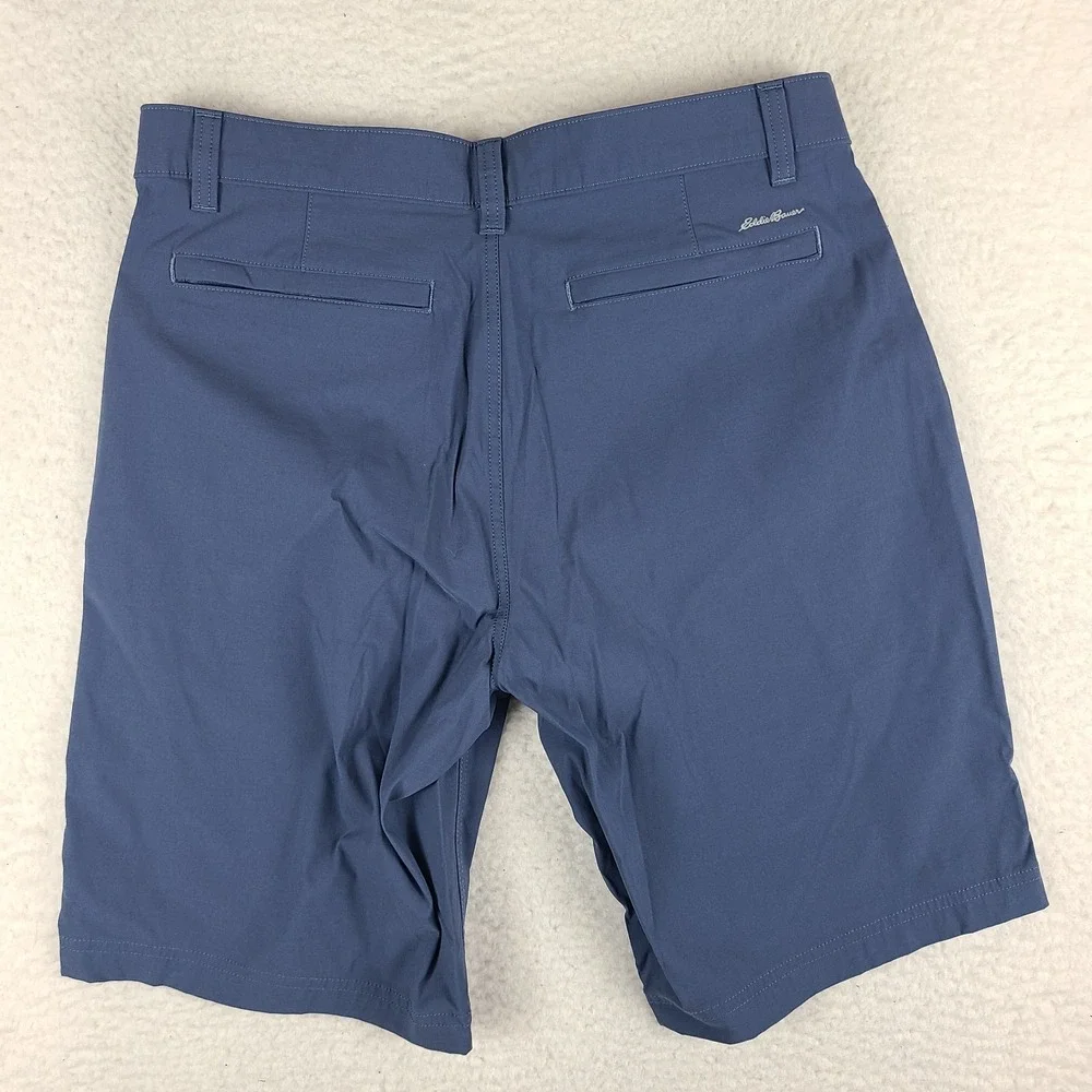 Eddie Bauer Shorts Mens 33‎ Blue Solid 10